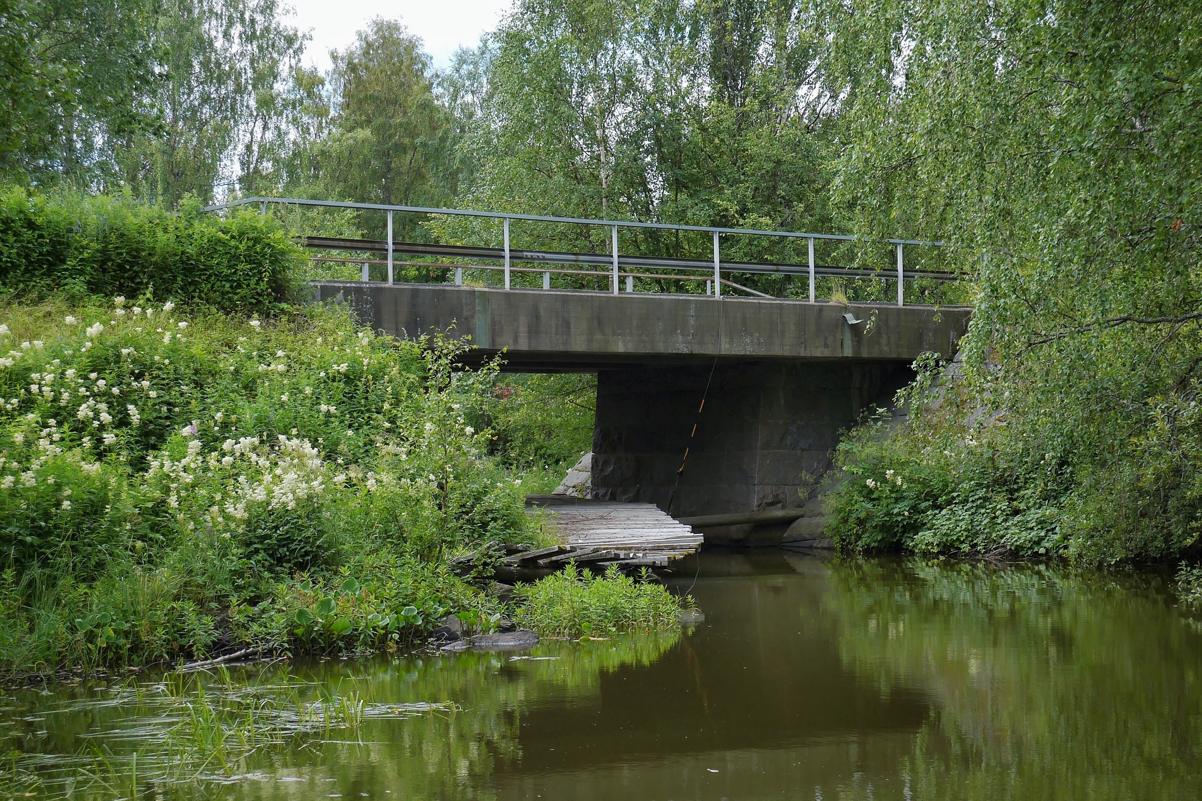Road bridge BD 287 crosses the Vittjarvstrasket outlet in Vittjarv, Boden, in a July 2016 file photograph.